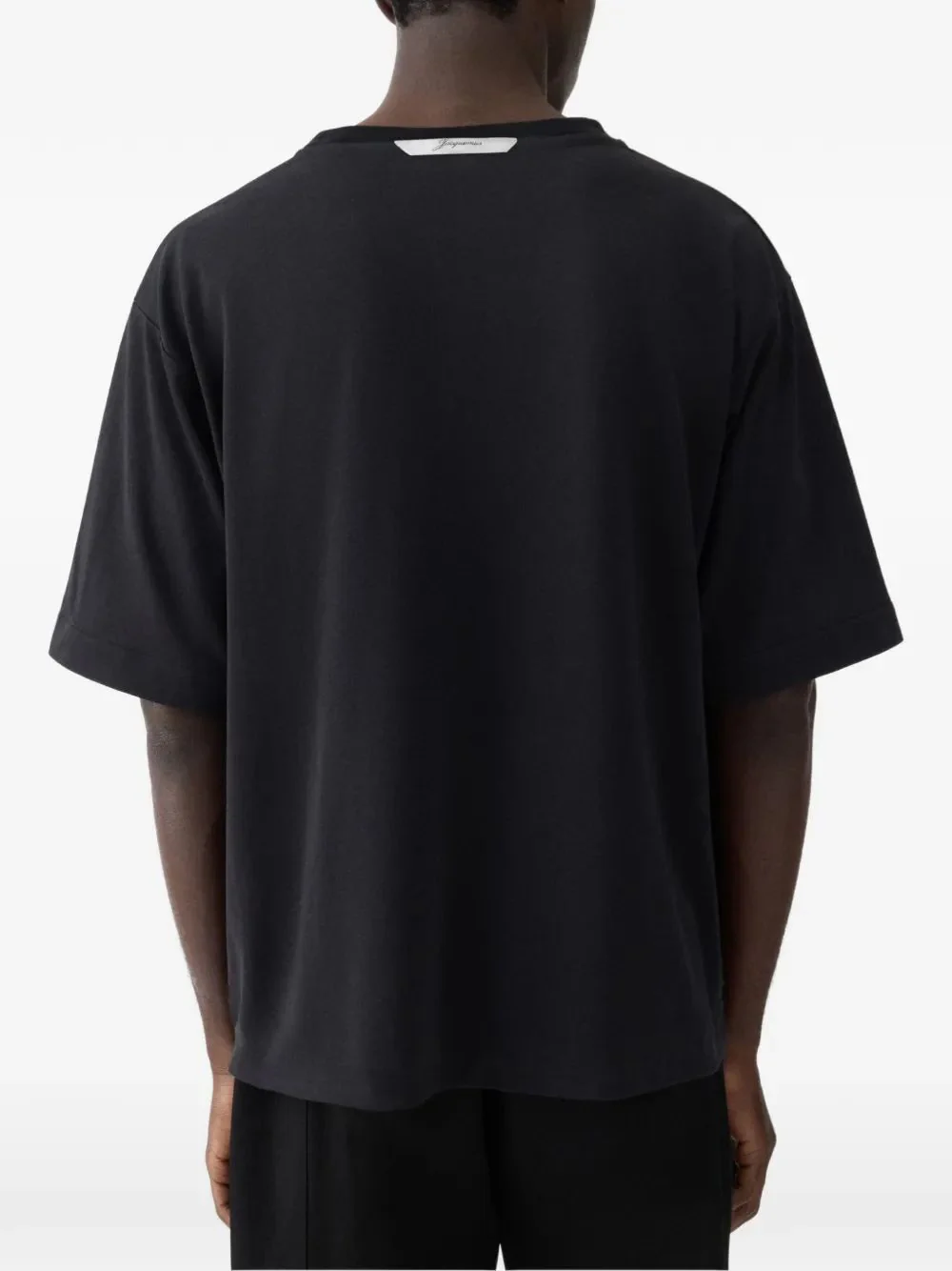 Jacquemus Square Neck Mini Tee for Men - Image 3