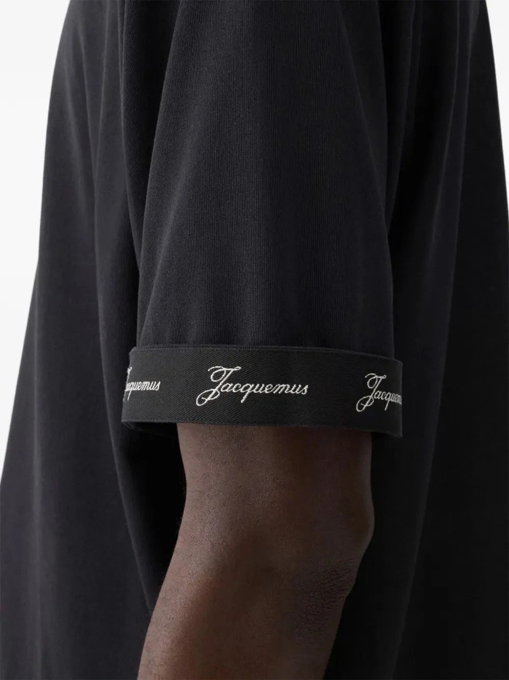 Jacquemus Square Neck Mini Tee for Men - Image 4