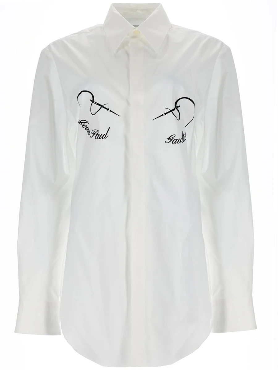 JEAN PAUL GAULTIER Buttoned Graphic Shirt