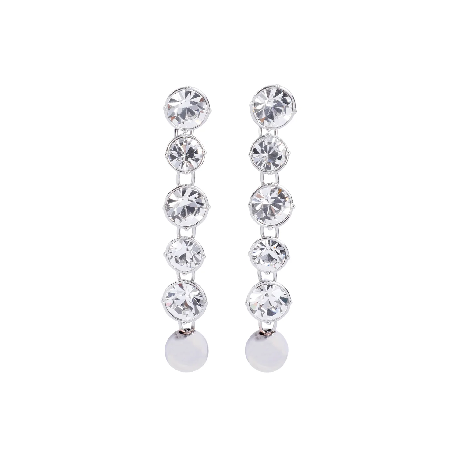 Jean Paul Gaultier Long Diamond Earrings - Image 6