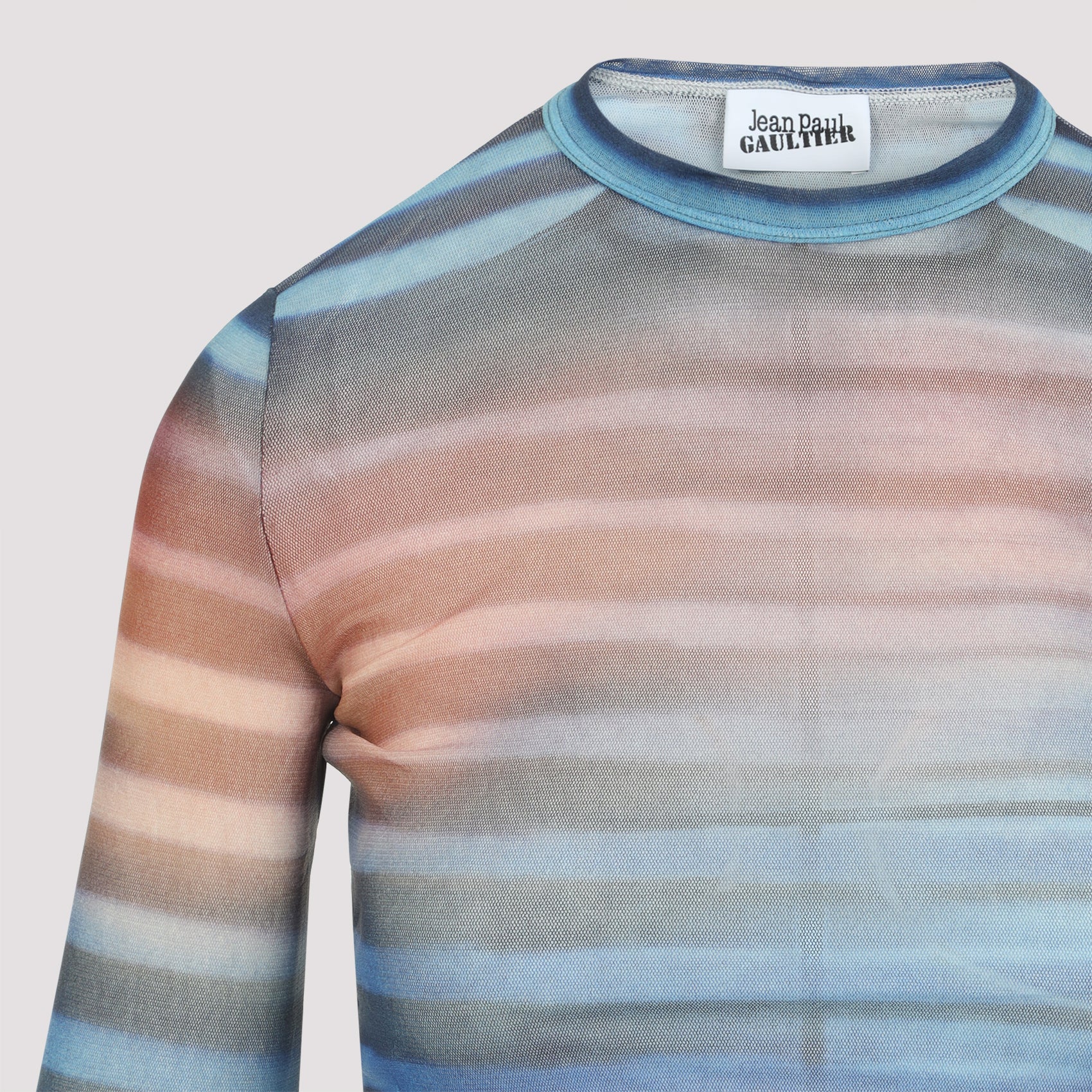 Jean Paul Gaultier Mesh Top with Air Print - Image 4