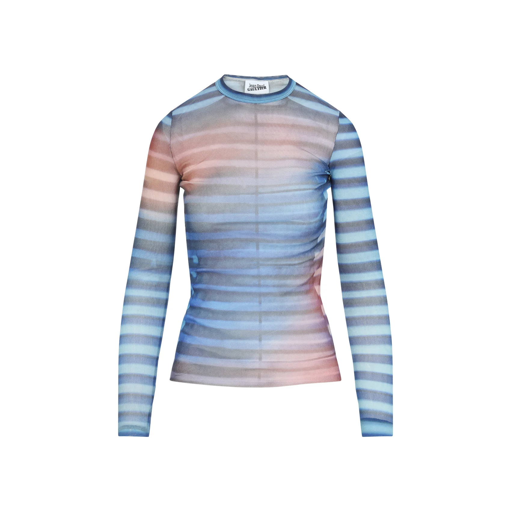 Jean Paul Gaultier Mesh Top with Air Print - Image 6