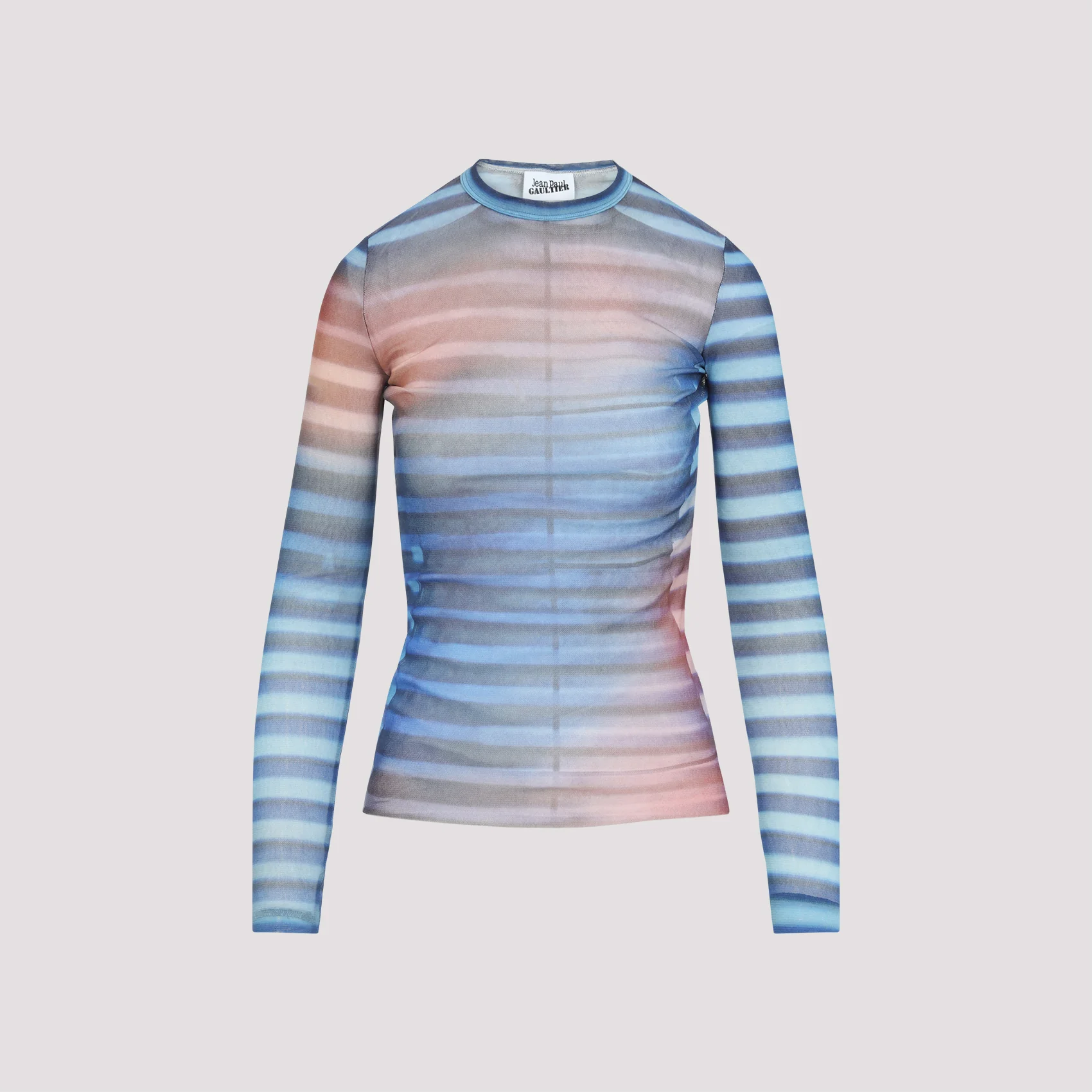 Jean Paul Gaultier Mesh Top with Air Print - Image 7