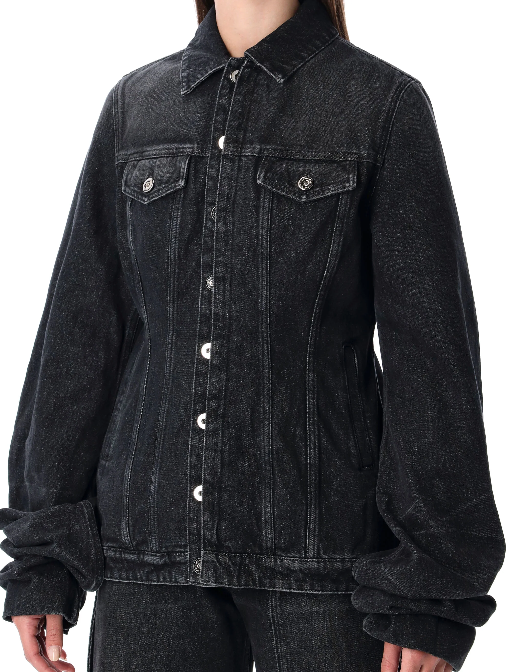 Jean Paul Gaultier Oversized Sleeve Structured Jacket - Women's Size M - Image 3