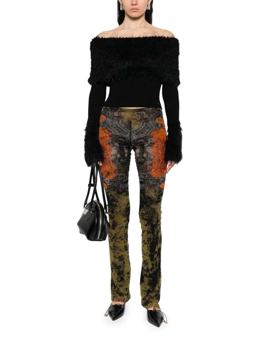 JEAN PAUL GAULTIER Ribbed Hairy Sweater - Image 3