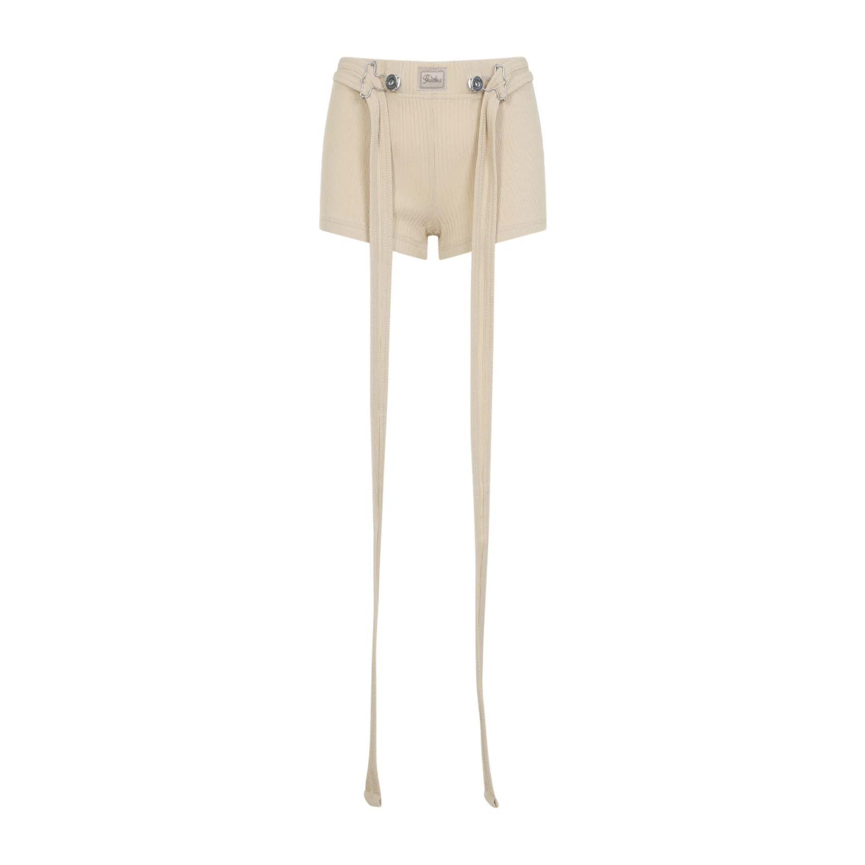 Jean Paul Gaultier Ribbed Mini Shorts for Women - Image 3