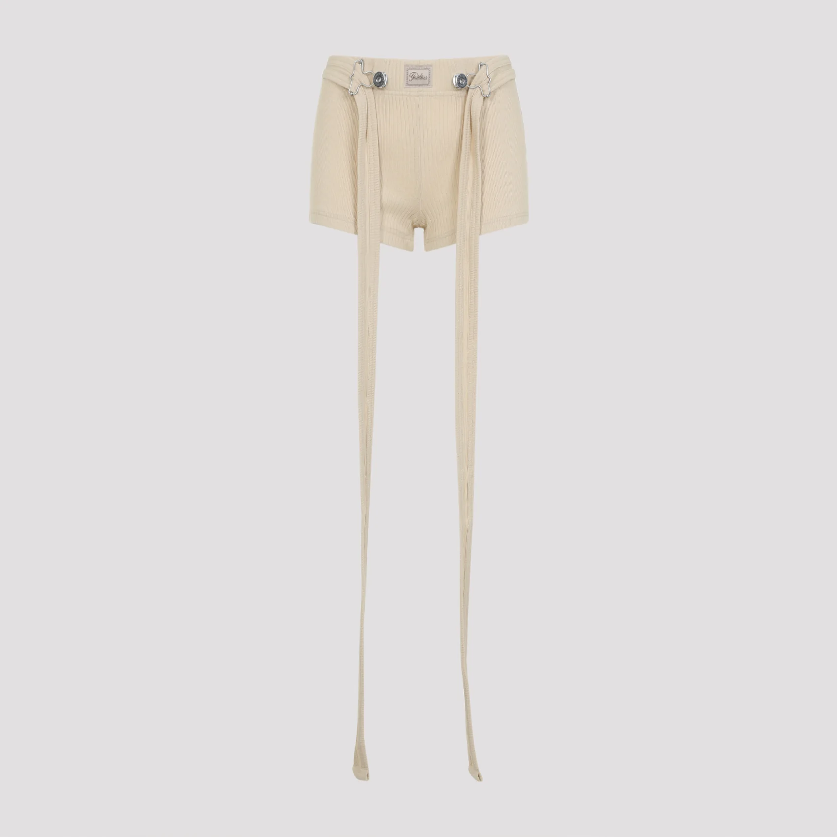 Jean Paul Gaultier Ribbed Mini Shorts for Women - Image 6