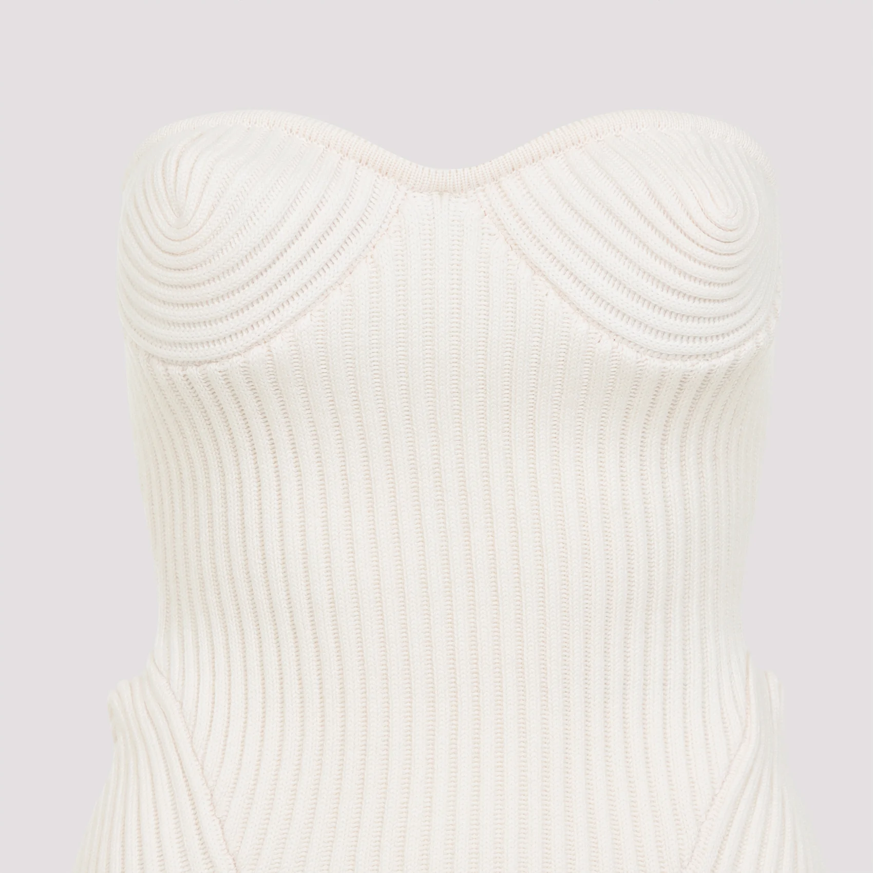 Jean Paul Gaultier Ribbed Sweetheart Top - Image 4