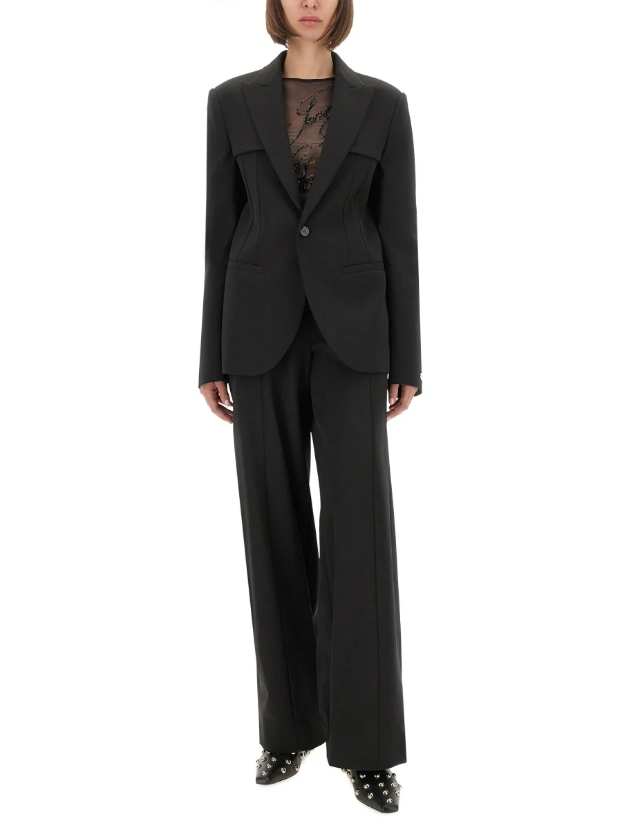 JEAN PAUL GAULTIER Single-breasted Longline Coat - Image 4