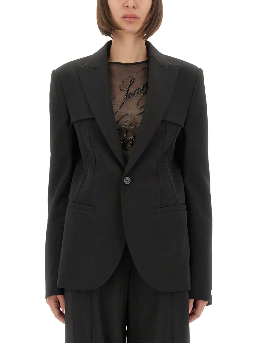 JEAN PAUL GAULTIER Single-breasted Longline Coat - Image 5
