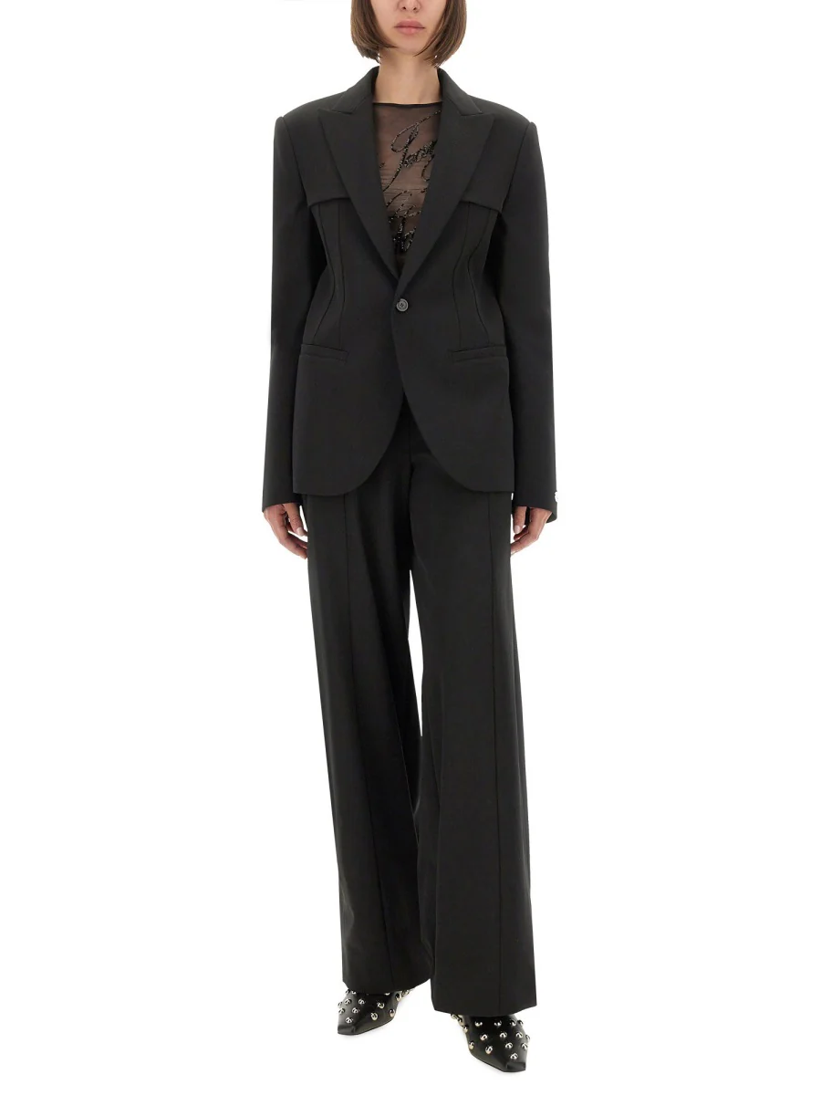 JEAN PAUL GAULTIER Single-breasted Longline Coat - Image 6