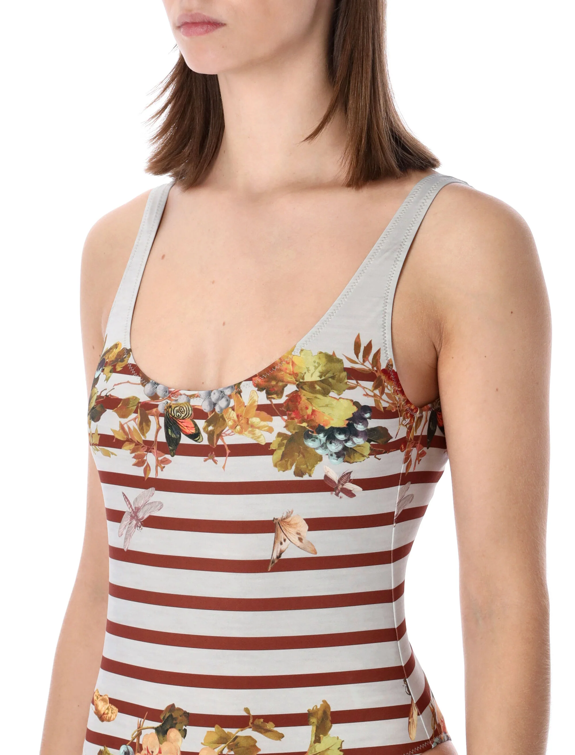 Jean Paul Gaultier The Marinière Inspired One-Piece Swimsuit - Size S - Image 3
