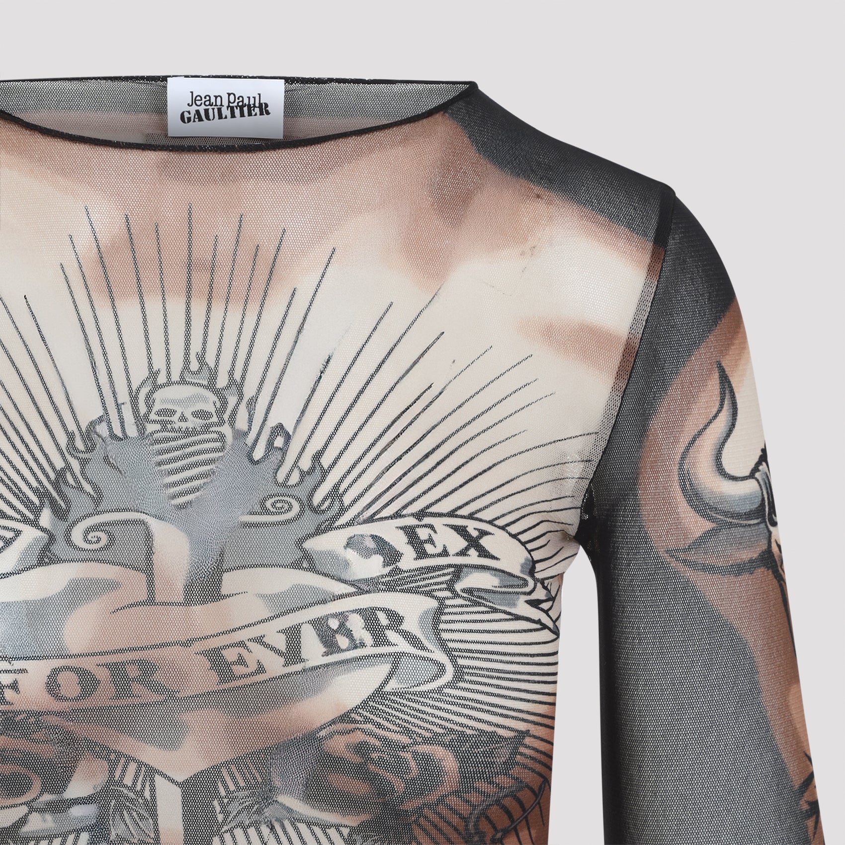 Jean Paul Gaultier The Safe Sex Tattoo Top - Image 5