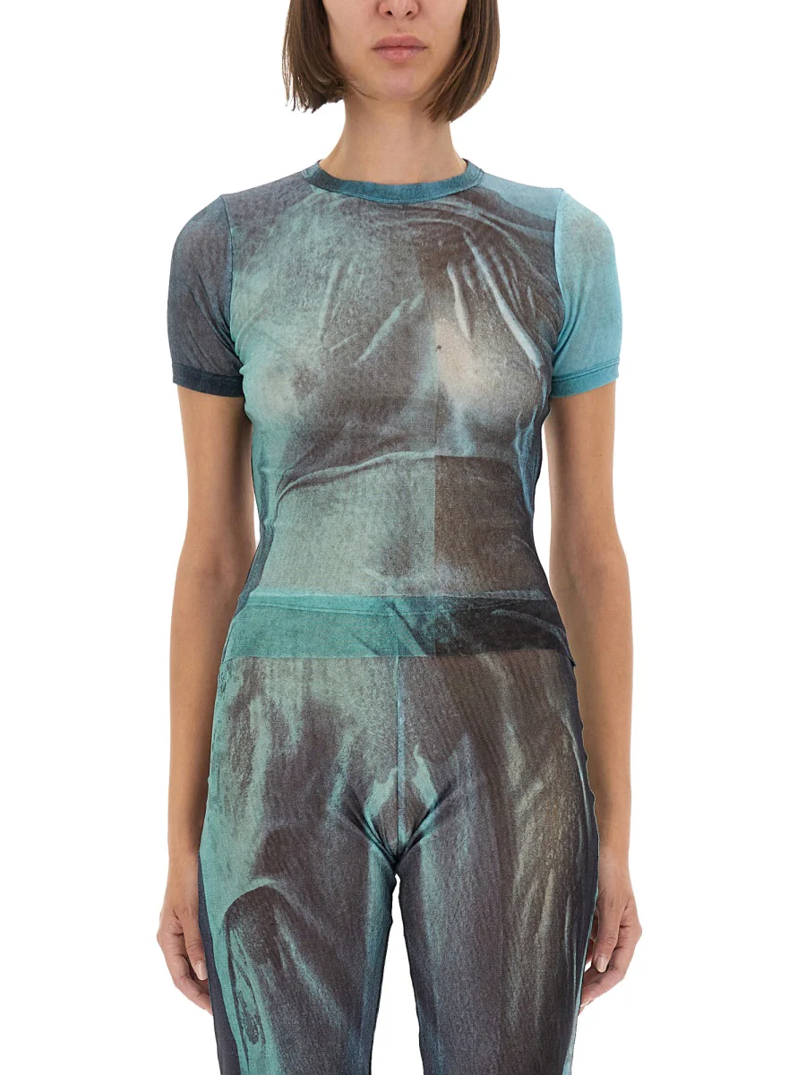 JEAN PAUL GAULTIER Water Printed Tee