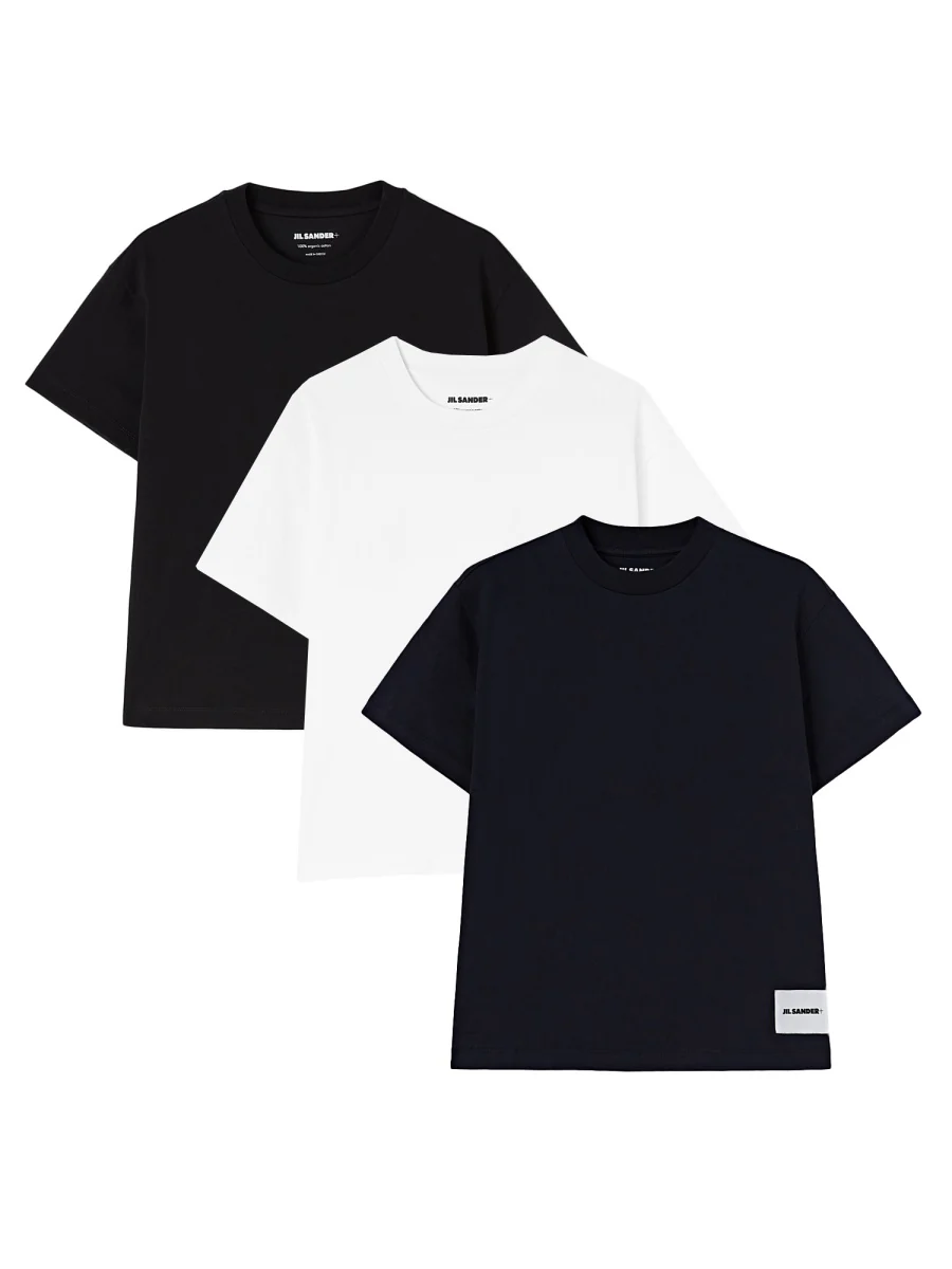 JIL SANDER 3-Pack Short-Sleeved T-Shirt Set Woman