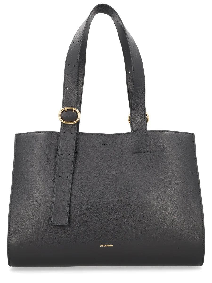 JIL SANDER Calf Leather Tote Bag - Image 2