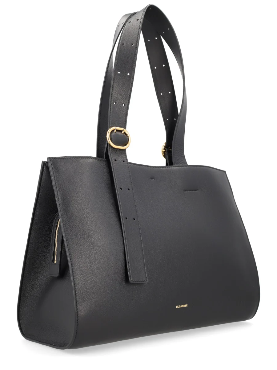 JIL SANDER Calf Leather Tote Bag - Image 4