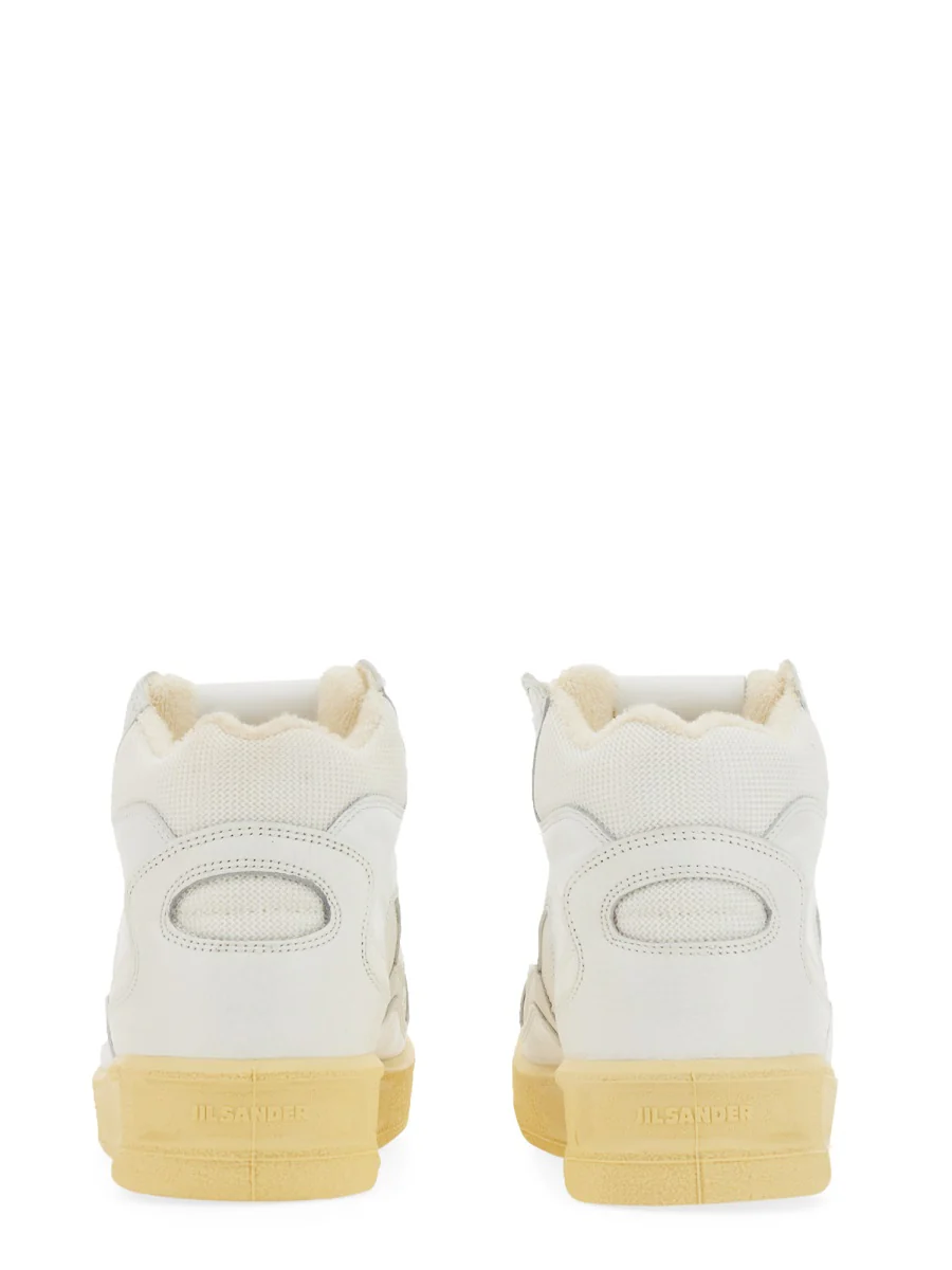 JIL SANDER Combination High-tops with Embossed Logo - Image 3