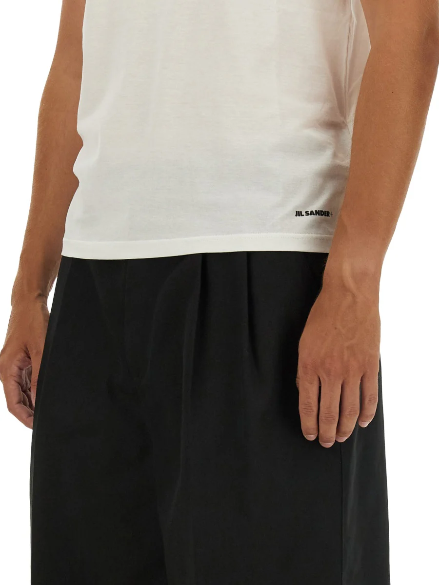 JIL SANDER Crew-neck Fitted T-shirt - Image 4