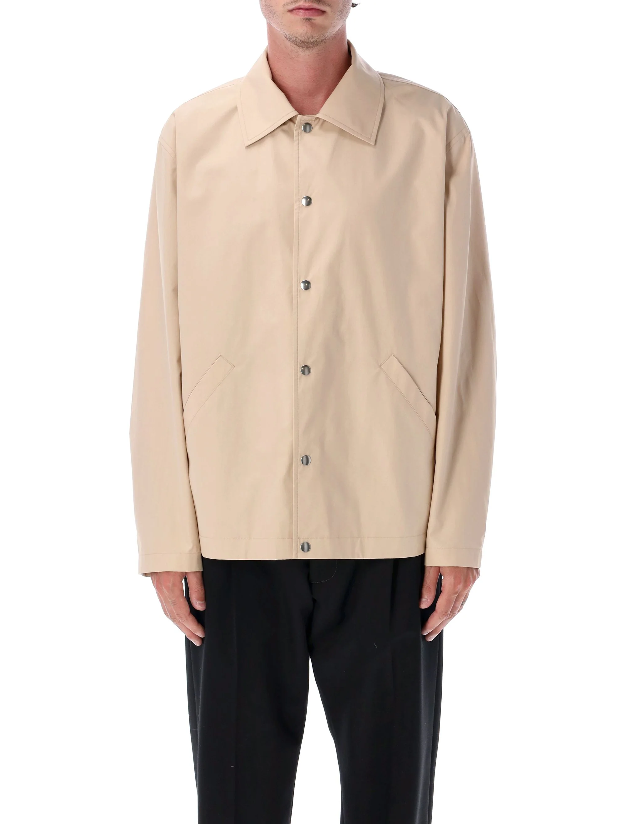 Jil Sander Elegant Oversized Coat for Men
