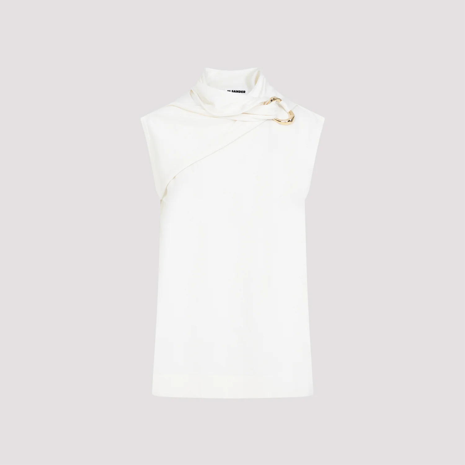 Jil Sander Hardware-detail Knitted Tank Top - Image 3