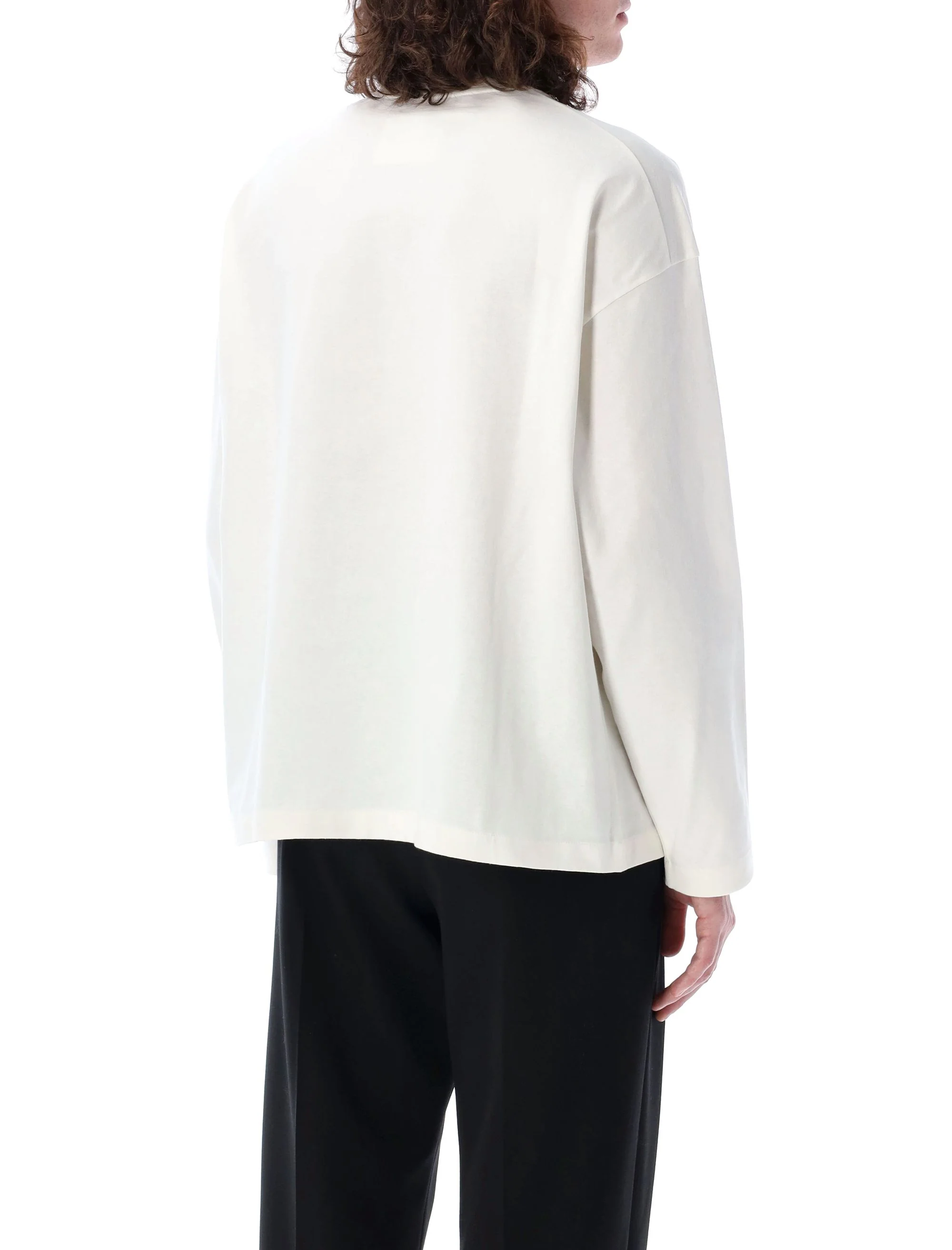 Jil Sander Logo Cotton T-shirt - Image 2