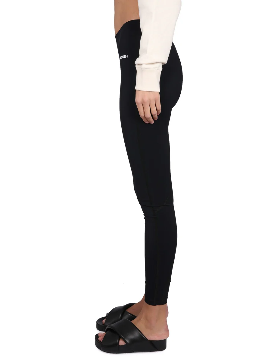 JIL SANDER Logo Leggings with Elastic Waistband - Image 3