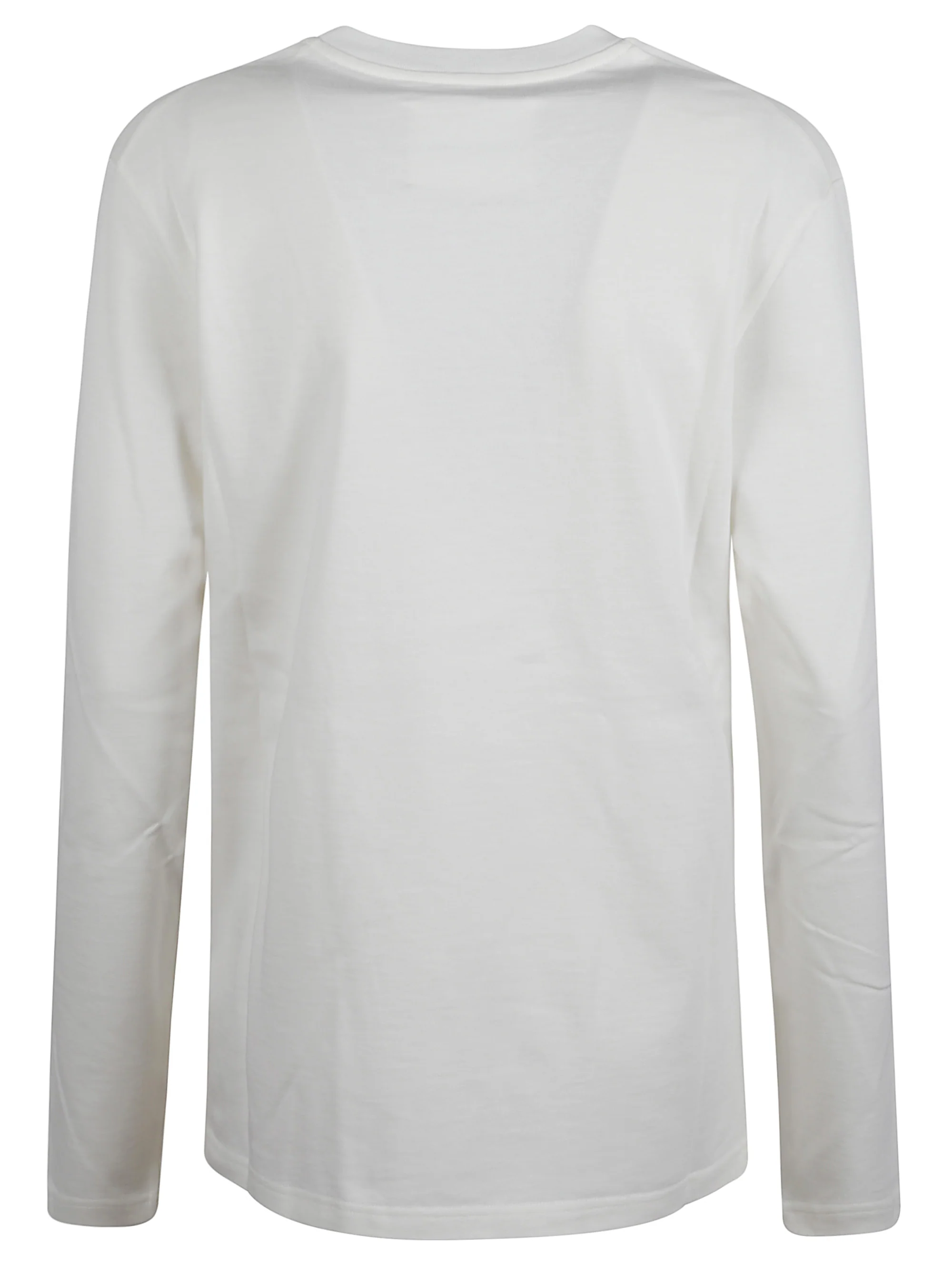 Jil Sander Logo Printed Long-Sleeved T-Shirt - Image 2