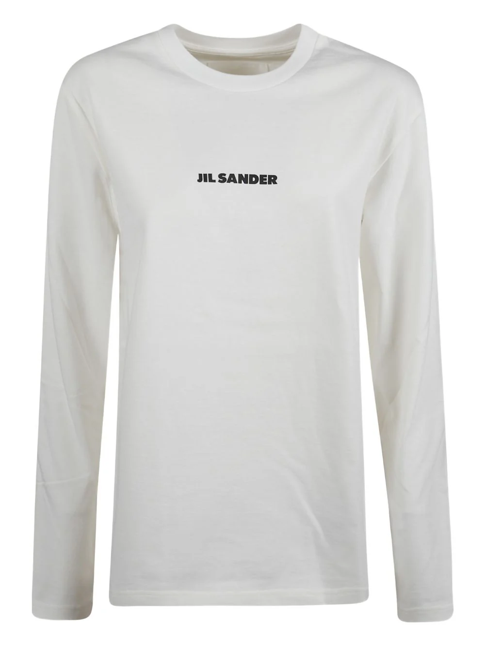 Jil Sander Logo Printed Long-Sleeved T-Shirt - Image 4