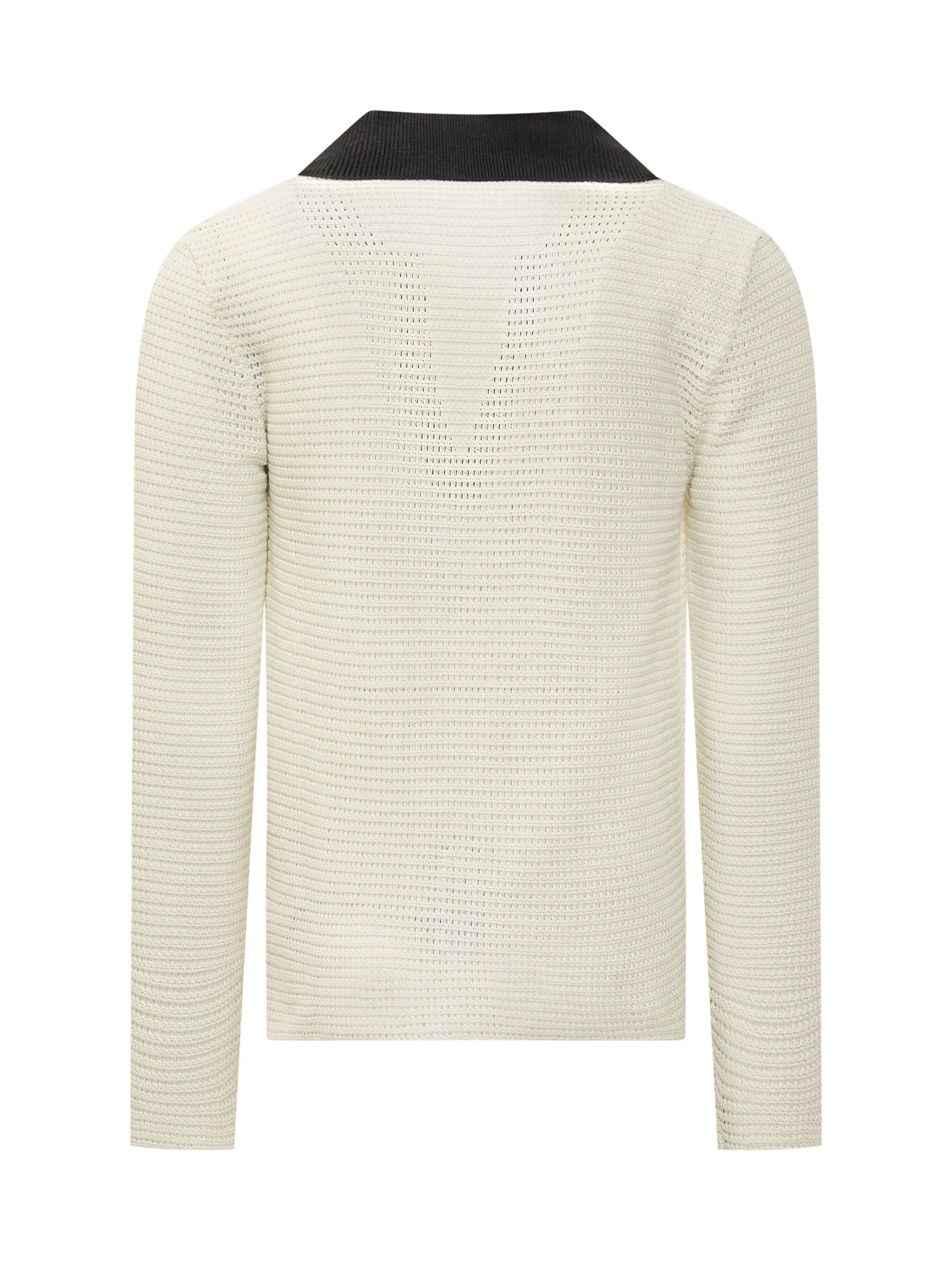 Jil Sander Long Sleeve Polo Jumper for SS25 - Image 2