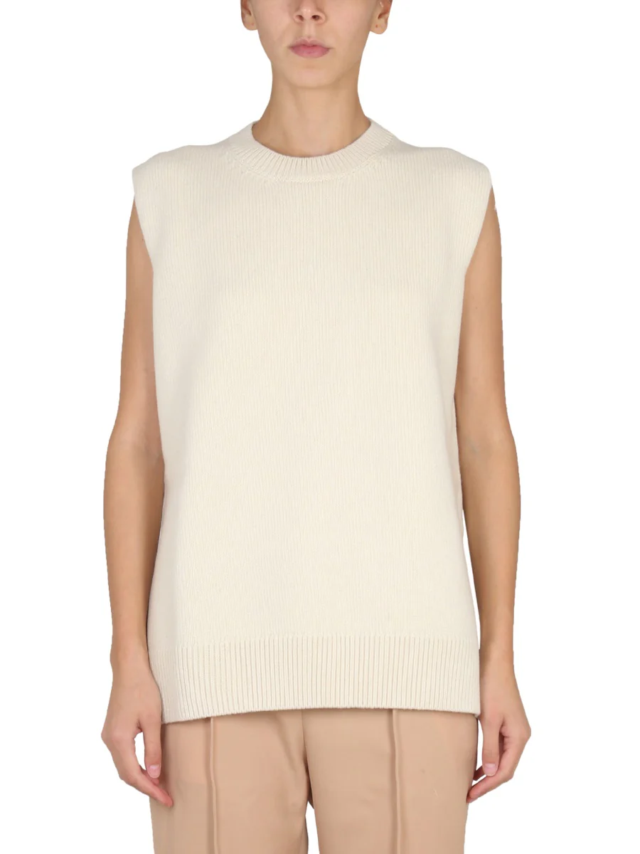 JIL SANDER Ribbed Wool Vest