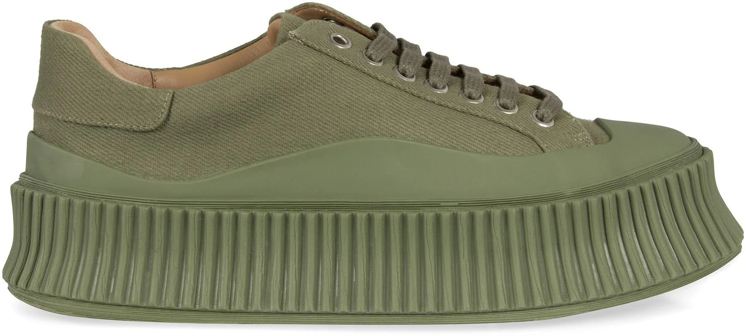 JIL SANDER Round-toe Chunky-sole Sneakers - Image 2