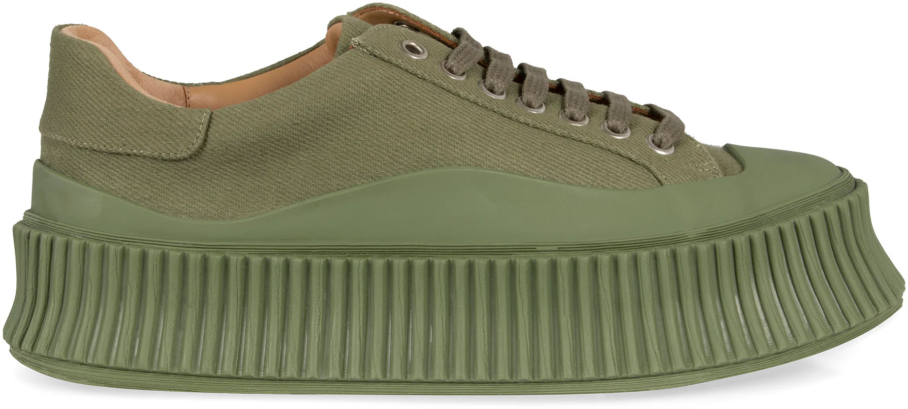 JIL SANDER Round-toe Chunky-sole Sneakers - Image 7