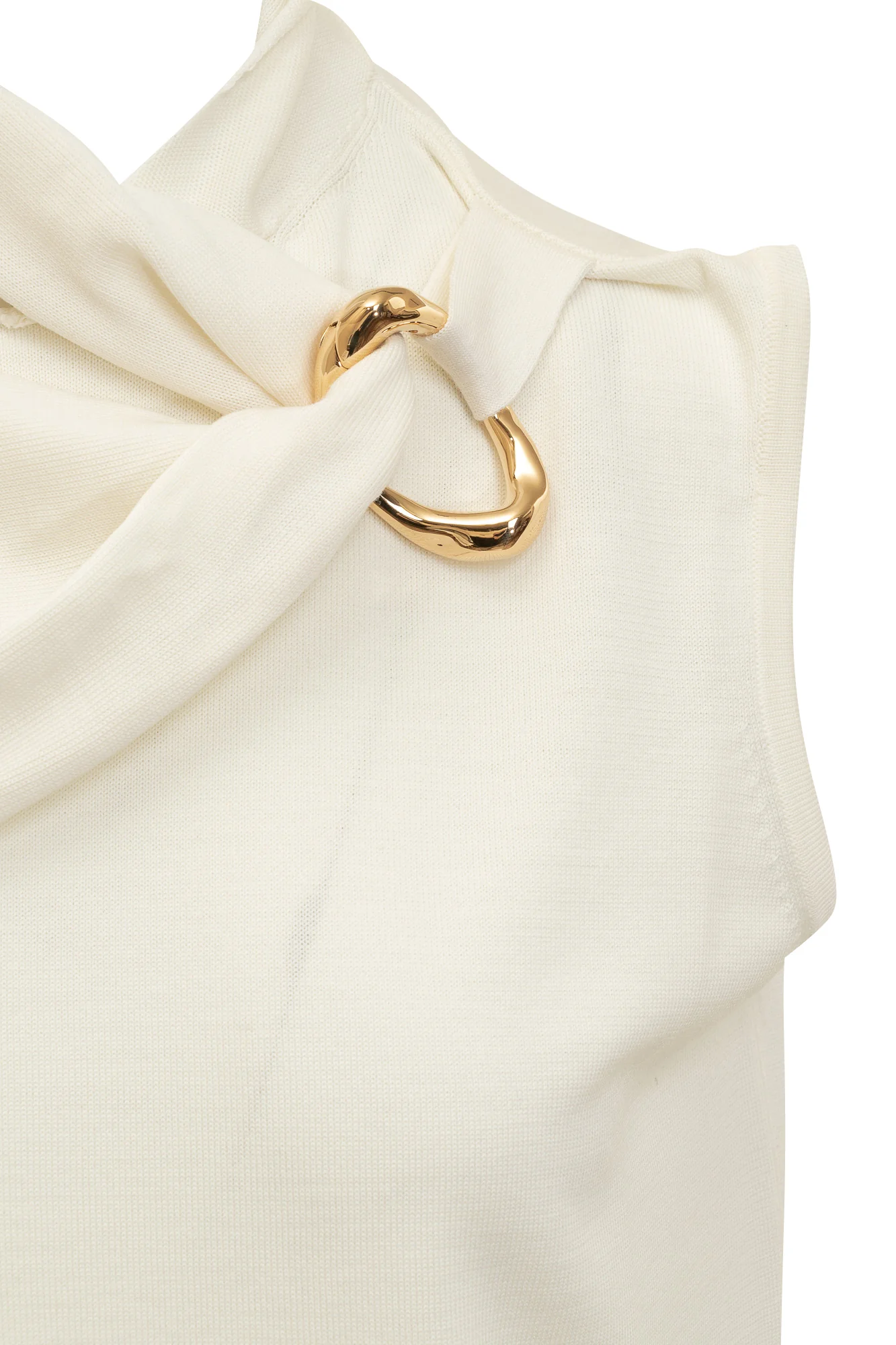 Jil Sander Sleek Wool Crop Top for SS24 - Image 4