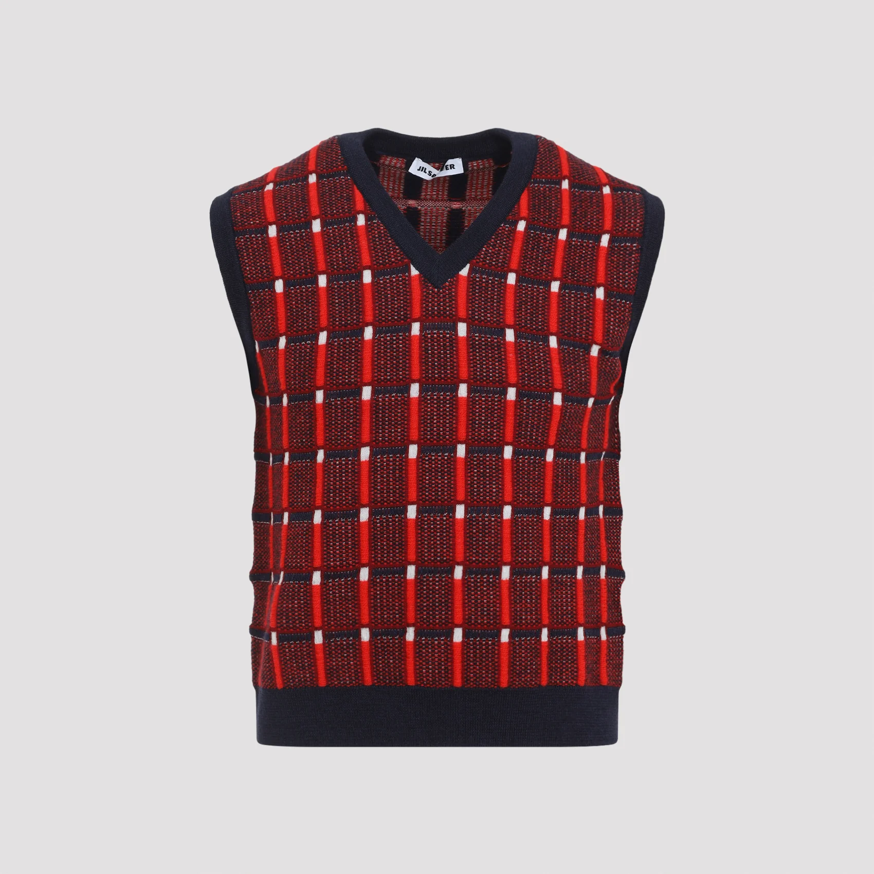 Jil Sander Sleeveless Knit Vest for Men - Image 3
