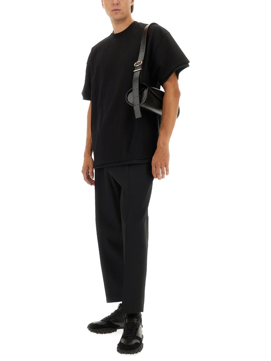 JIL SANDER Tapered Trousers in Wool Gabardine - Image 2