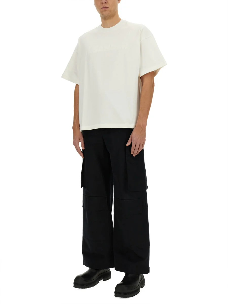 Jil Sander White Cotton T-shirt - Image 2