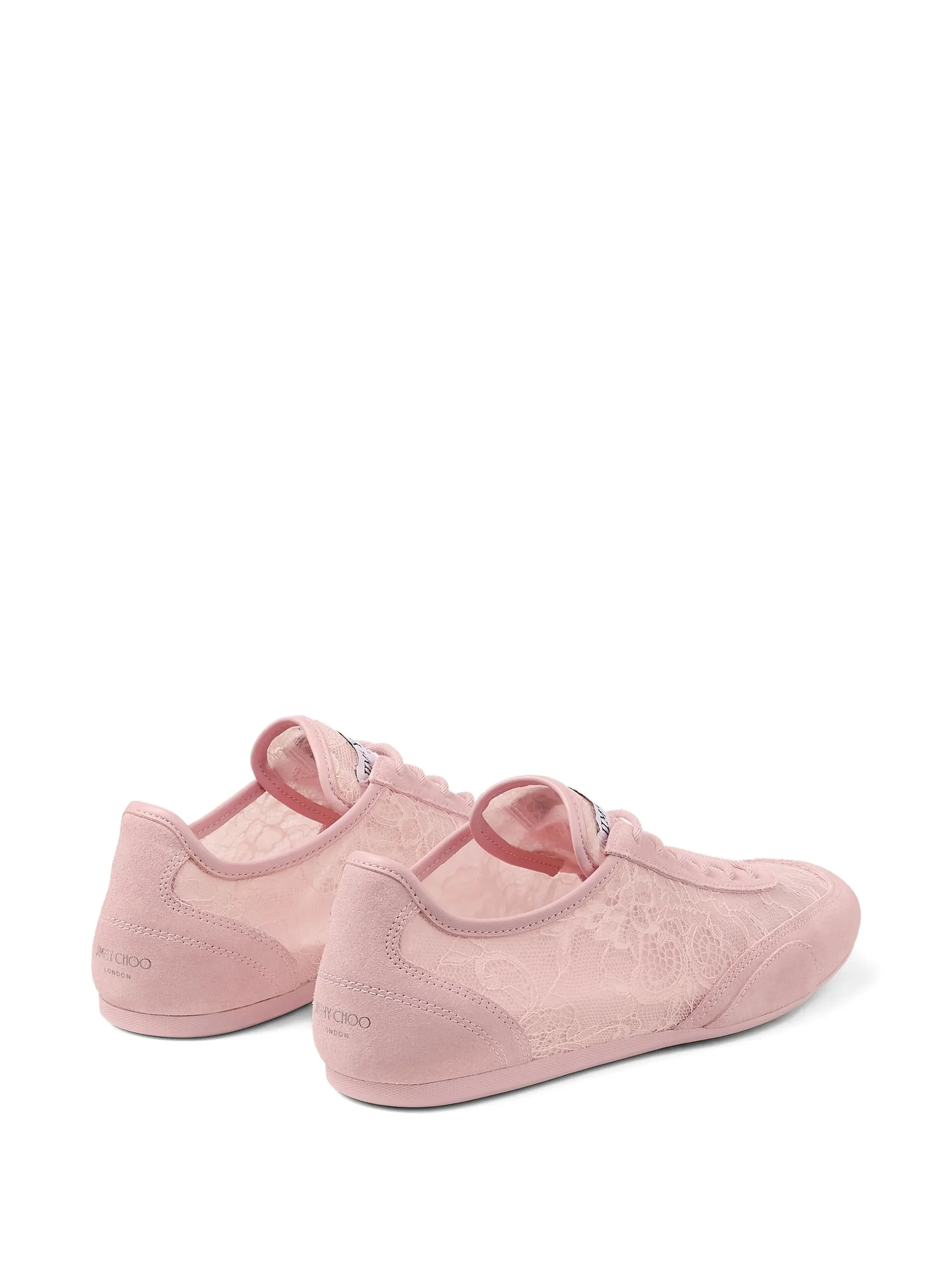 Jimmy Choo Floral Silk-Infused Sneakers with Rubber Sole - Image 5