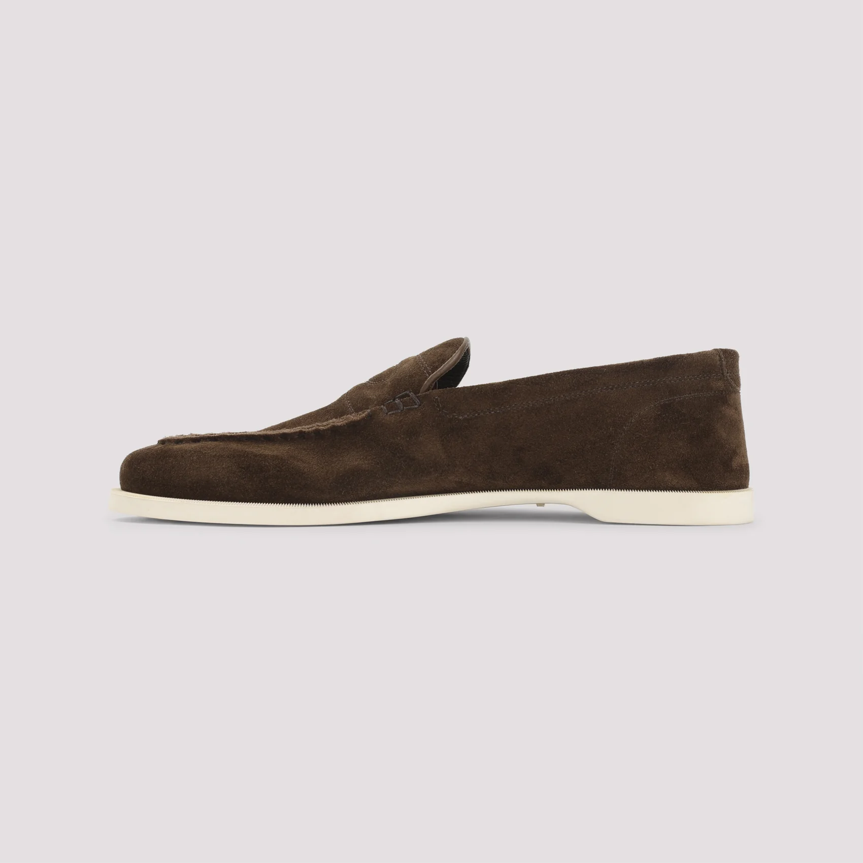 John Lobb Pace Suede Oval Flexi Loafers for Men - Image 4