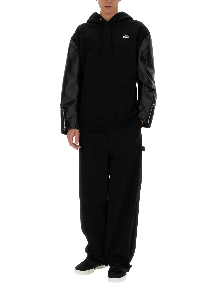 JUNYA WATANABE MAN X Patta Logo-print Cotton Hoodie - Image 2