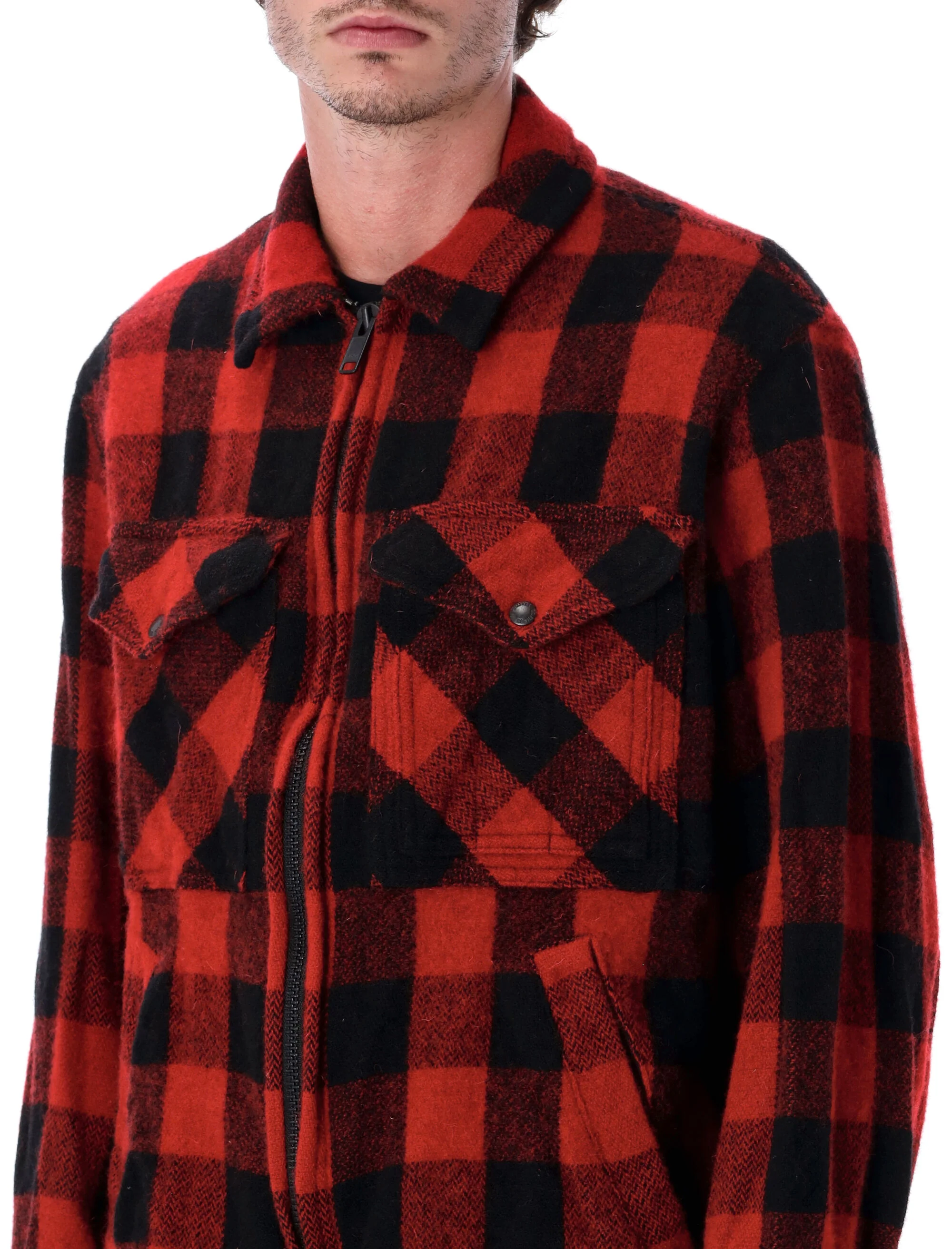 Junya Watanabe X Filson Check Zip Overshirt - Image 3