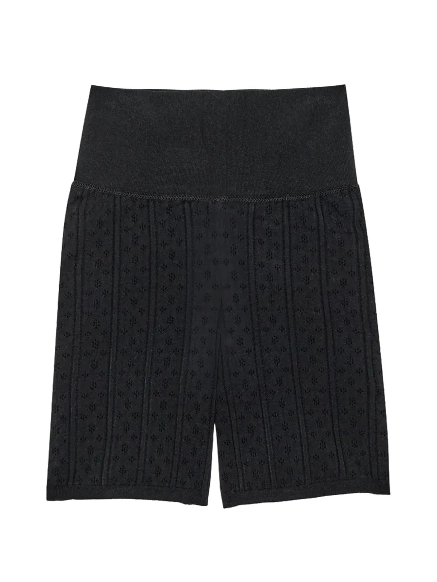 JW ANDERSON Cable-knit High-waisted Shorts - Image 2