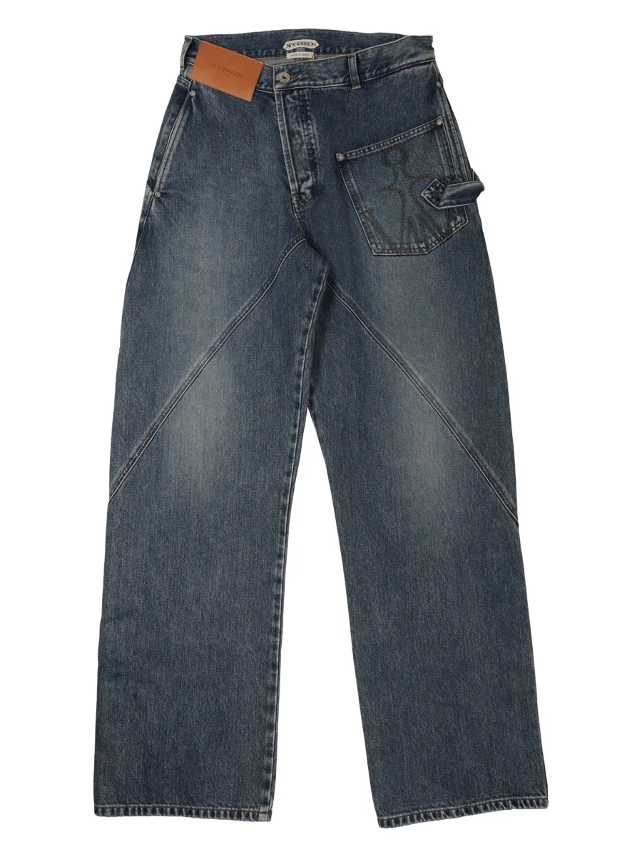 Jw Anderson Men's Cotton Jeans - Summer Style