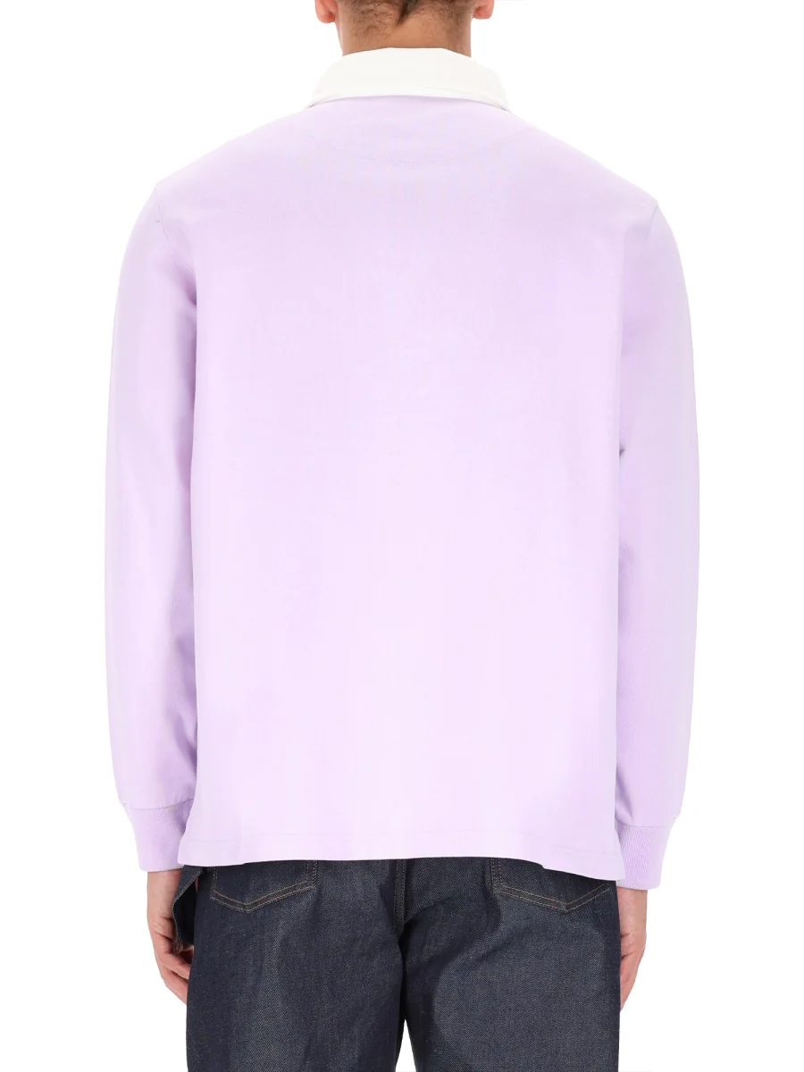 JW ANDERSON MENS 'SUPER SUPER' RUGBY POLO TOP - Image 4