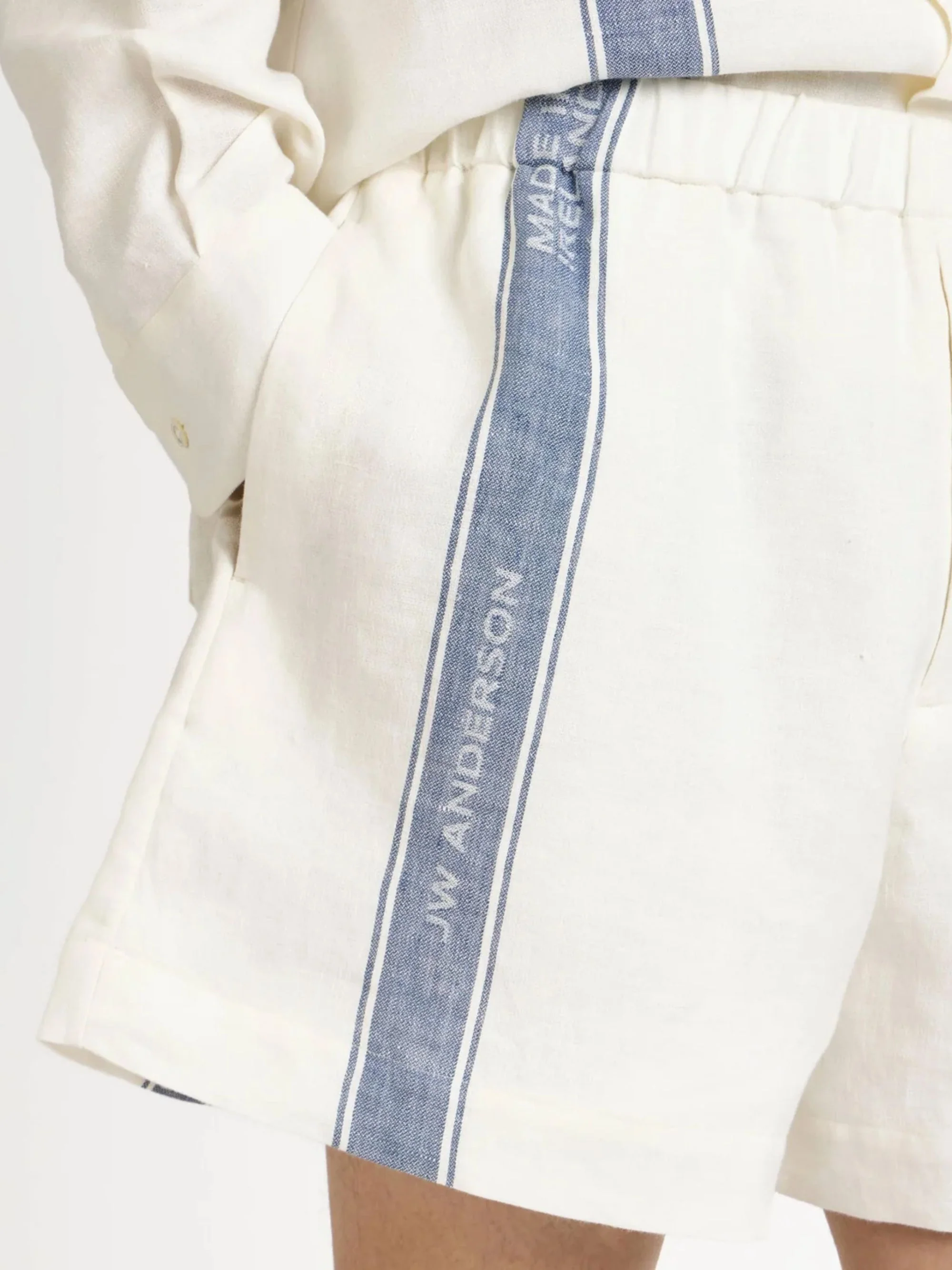 Jw Anderson Mini Tailored Waistband Shorts with Functional Pockets - Image 4