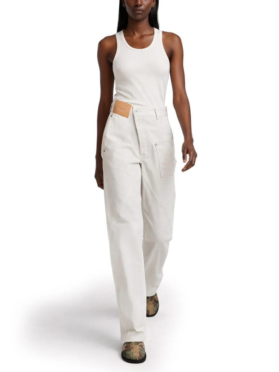 JW ANDERSON Twisted Workwear Denim Jeans - Image 3