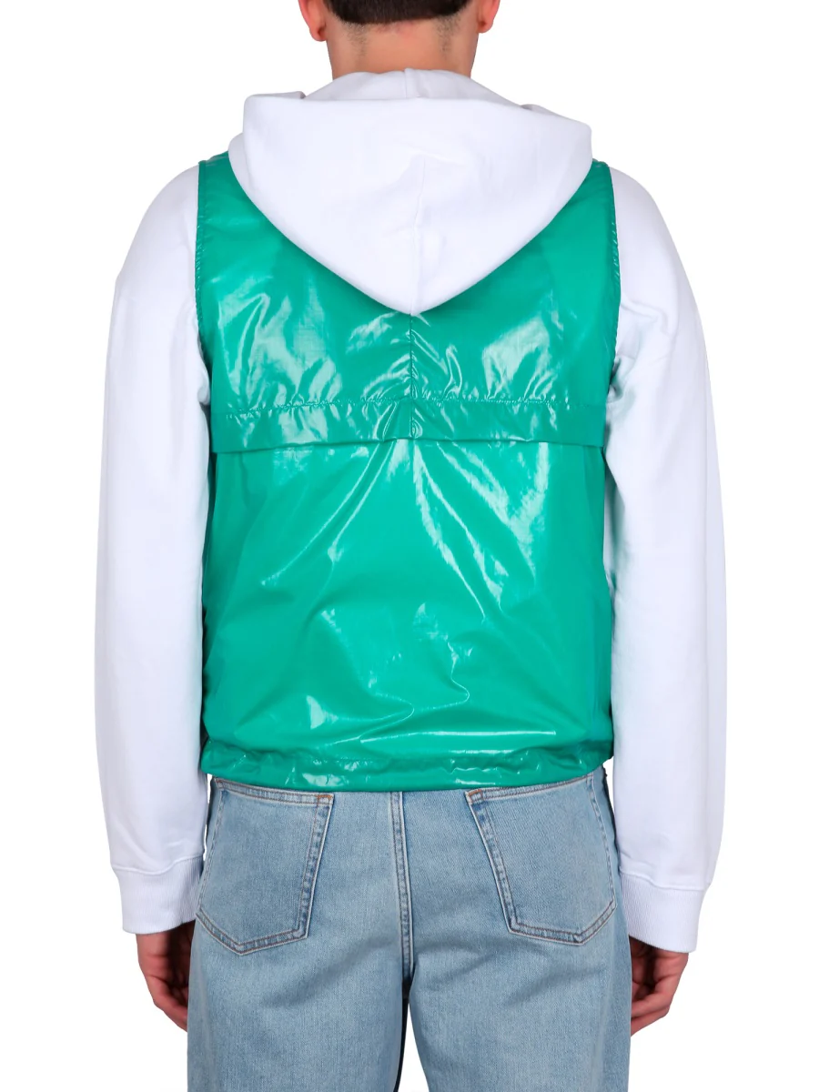 K-way Unisex V-Neck Zipper Closure Mini Vest - Image 7