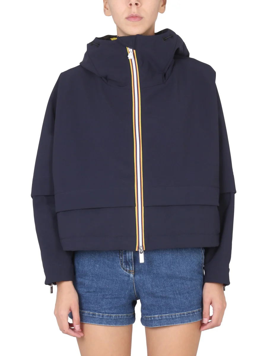 K-WAY Windbreaker with Logo