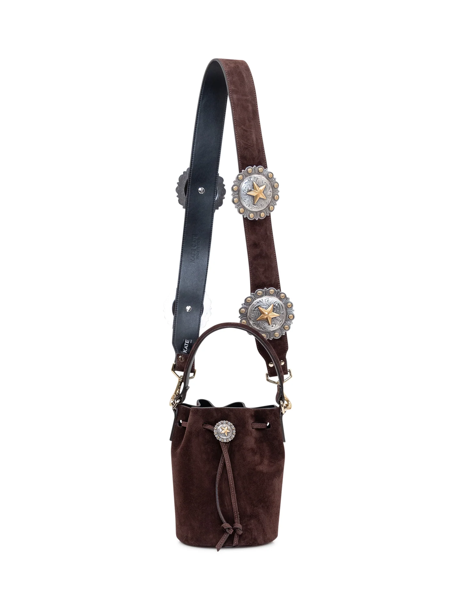 Kate Cate Mini Bucket Shoulder Bag with Handle - Image 2