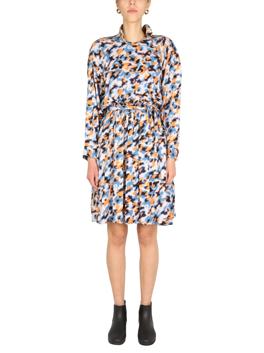 KENZO Blurred Flowers Dress